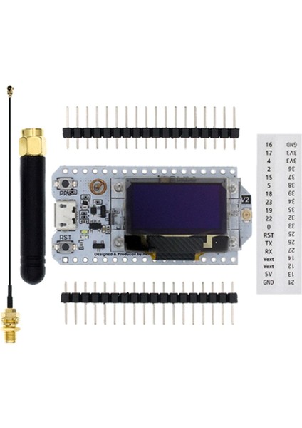 SX1276 SX1278 ESP32 Lora 868MHZ/915MHZ 0.96 Inç Mavi OLED Ekran Bluetooth Wıfı Kiti 32 Geliştirme Kurulu (Yurt Dışından)