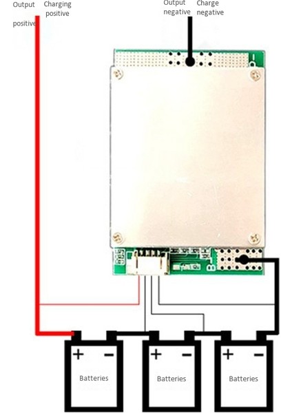 3s 12V 100A Bms Lityum Şarj Koruma Levhası, Güç Dengesi/geliştirilmiş Pcb Koruma Levhası (Yurt Dışından)