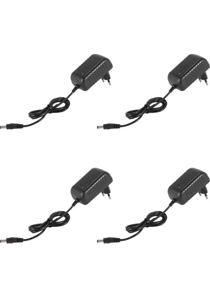 4x Ac 100-240V A Dc 9V 2A Adaptör Dönüştürücü Güç Kaynağı Şarj Cihazı (Ab Fişi) (Yurt Dışından)