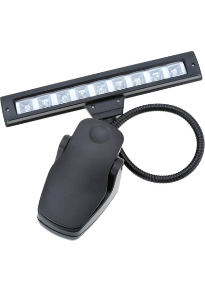 9 LED Okuma Lambası Okuma Işığı Masa Klipsli Lamba Piyano Müzik Puanı Standı Siyah (Yurt Dışından) fiyatları