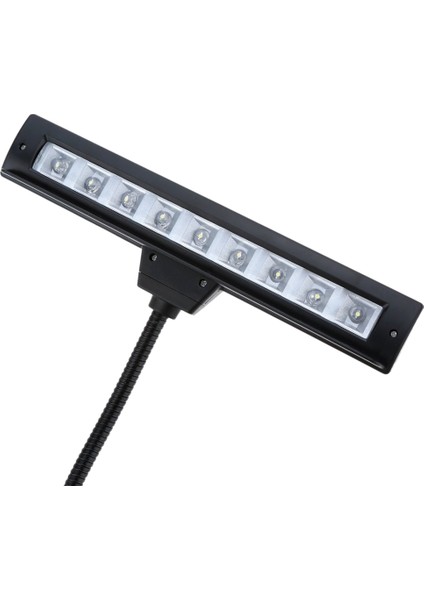 9 LED Okuma Lambası Okuma Işığı Masa Klipsli Lamba Piyano Müzik Puanı Standı Siyah (Yurt Dışından) modelleri
