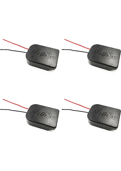 4x Adaptör ve 18V Pil Gücü Bağlantı Konnektörü Adaptörü 12 Awg Tel Adaptörlü Dock Tutucu (Yurt Dışından)