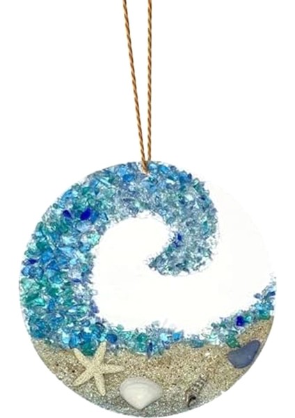 Asılı Süs Deniz Cam Güneş Yakalayıcı Pencere Plaj Cam Suncatcher Için Çarpışan Okyanus Plaj Suncatcher (Yurt Dışından) fırsatları