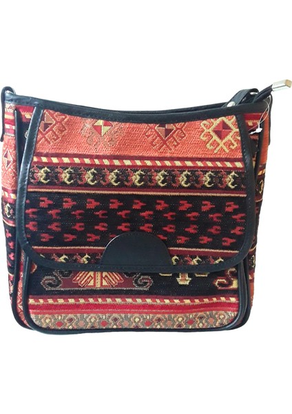 Otantik ve Kilim Desenli Goblen Omuz Çantası fiyatları