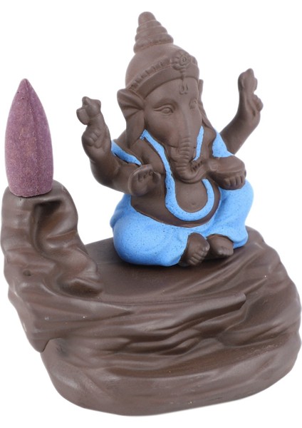 Tanrı Ganesha Geri Akış Tütsü Brülör Hindistan Buhurdan Sopa Tutucu Meditasyon Süsler Ev Ofis Dekor El Sanatları (Yurt Dışından) fırsatları