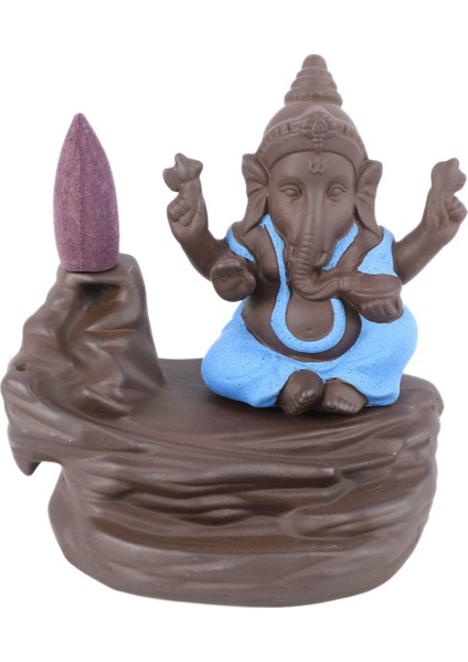 Tanrı Ganesha Geri Akış Tütsü Brülör Hindistan Buhurdan Sopa Tutucu Meditasyon Süsler Ev Ofis Dekor El Sanatları (Yurt Dışından) indirimleri