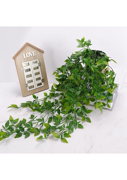 2 Paket Yapay Asılı Bitkiler Kapalı Açık Raf Duvar Dekoru Için Sahte Saksı Bitkileri (Yurt Dışından) fırsatları