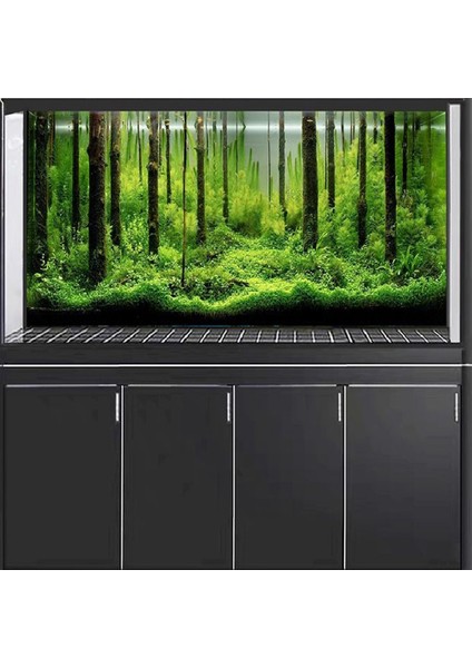 Yapışkanlı Sualtı Orman Arka Plan Posteri Zemin Dekor Aper Sualtı Dünyası Dekoratif Sticker Balık Tankı Çıkartmalar (Yurt Dışından)