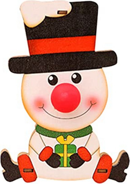 Noel Ağacı Kolye Parlayan Küçük Kolye Sahne Düzenlemesi Noel Baba Kardan Adam-Geyik Noel Süslemeleri (Yurt Dışından) modelleri