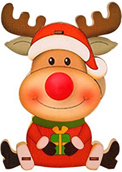 Noel Ağacı Kolye Parlayan Küçük Kolye Sahne Düzenlemesi Noel Baba Kardan Adam-Geyik Noel Süslemeleri (Yurt Dışından) fırsatları