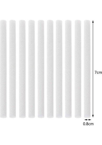500'LÜ Paket Araba Difüzör Süngerleri Dolum Çubukları Nemlendirici Filtre Fitili Değiştirme, Emici Sünger Çubuklar 2,75 x 0,31 Inç (Yurt Dışından)