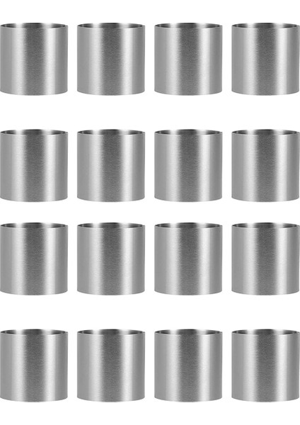 16 Adet Paslanmaz Çelik Mus Yüzükler Yuvarlak Bisküvi Kesici Kek Kalıbı Mutfak Pişirme Pasta Aracı Tart, Fondan, Vb (Yurt Dışından) fiyatları