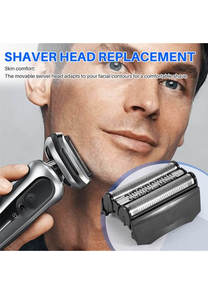 Braun Serisi 7 Tıraş Makinesi 70B Yedek Elektrikli Tıraş Makinesi Başlıkları 720S 790CC 760CC 765C 795CC 9565 9585 7840S Siyah (Yurt Dışından) fırsatları