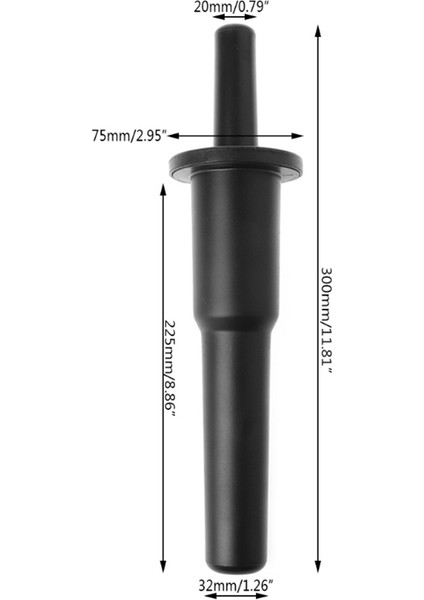 Vitamix Blender Mikser Kapları Için Blender Parçası Düşük Sürahi Mutfak Blender Sıkacağı Yedek Parçalar 30 cm (Yurt Dışından)