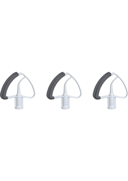 Kitchenaid Mikser Için 3x Esnek Kenar Çırpıcı 4,5-5 Qt Eğilebilir Kafalı Stand Mikser Ek Parçaları, Mikser Kürek Aksesuarları (Yurt Dışından)