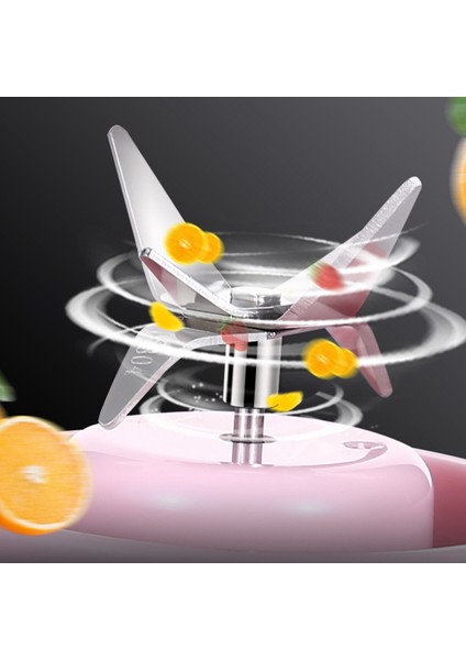 480 ml Taşınabilir USB Şarj Meyve Shake Fincan Ev Hızlı Sıkacağı Çok Fonksiyonlu Mini Taşınabilir Meyve Sıkacağı Ev ve Seyahat Için-C (Yurt Dışından) fırsatları