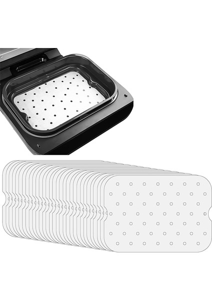 Ninja Foodi Xl Akıllı FG551 6-In-1 Kapalı Izgara, Ninja Foodi Aksesuarları Için 4x Hava Fritöz Parşömen Kağıt Gömlekleri (Yurt Dışından)