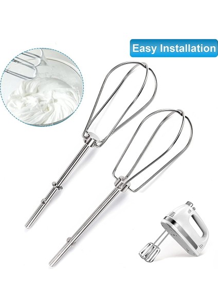 Mutfak Yardımı El Mikseri Ataşmanlarıyla Uyumlu, Yedek Yumurta Çırpıcıları Mixmaster Modelinin Değiştirildiği Yer: W10490648 KHM2B (Yurt Dışından)