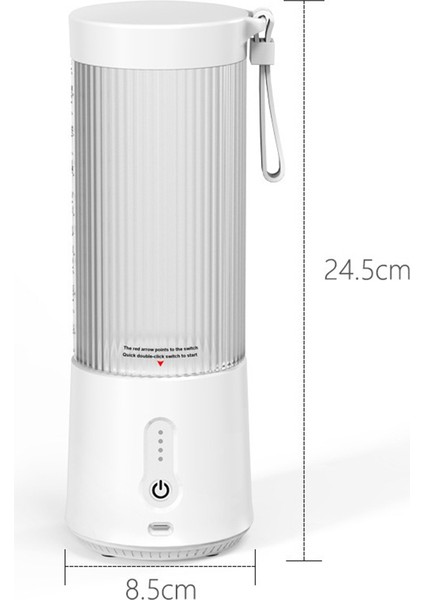 450 ml Şarj Edilebilir Mikserler Meyve Sıkacakları Mikser 6 Bıçaklı Taşınabilir Elektrikli Sıkacakları Makinesi Meyve Blender Meyve Sıkacakları-A (Yurt Dışından) fırsatları