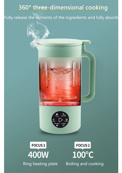 Soya Sütü Makinesi Gıda Blender Elektrikli Meyve Sıkacağı Tahıl Öğütücü Soya Fasulyesi Süt Makinesi Filtresiz Mikser Beyaz Abd Plug (Yurt Dışından)