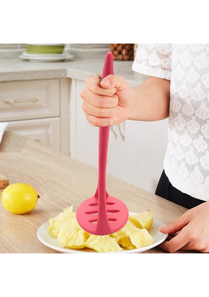 Yeni Silikon Patates Basıncı Çamur Patates Püresi Preslenmiş Ezici Tatlı Meyve Aile Otel Restoran Kullanımı Kırmızı (Yurt Dışından) modelleri