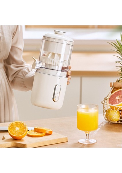 Kablosuz Yavaş Sıkacağı Portakal Limon Sıkacağı USB Şarj Suyu Ayırıcı Taşınabilir Meyve Sıkacağı Sıkacağı Basınçlı Sıkacakları A (Yurt Dışından)