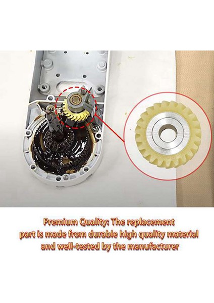 4x W10112253 9706416 Motor Fırçası W10380496 4162897 Kitchenaid Standı ve 4 Çift Motor Fırçası Için Mikser Sonsuz Tahrik Dişlisi (Yurt Dışından)