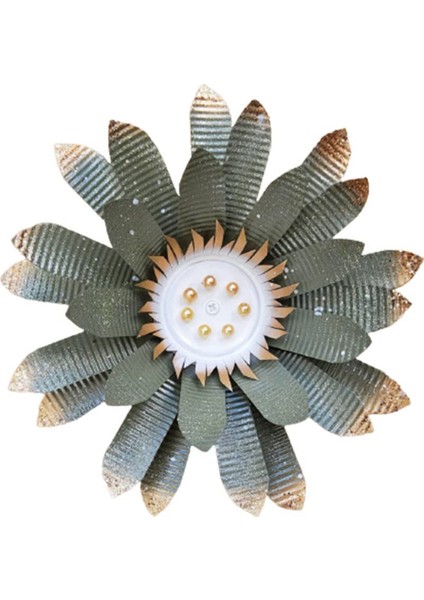 Metal Çiçekler Duvar Heykeller Metal Sanatsal Duvar Asılı Dekorlar Aile Arkadaşı Komşu Hediye Için 17 cm (Yurt Dışından)