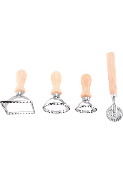 Mantı Makarna Erişte Kesici, 4'lü Makarna Yapımcısı Seti, Erişte Kalıbı, Empanadas, Tortellini, Hamur Için Kurabiye Kesici (Yurt Dışından) fiyatları
