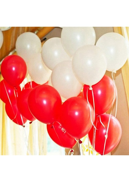 180 Paket Kırmızı Beyaz ve Mavi Balonlar 12 Inç Lateks Parti Balonları Tüm Durumlar Için Mükemmel Parti Doğum Günü Dekorasyonu (Yurt Dışından)