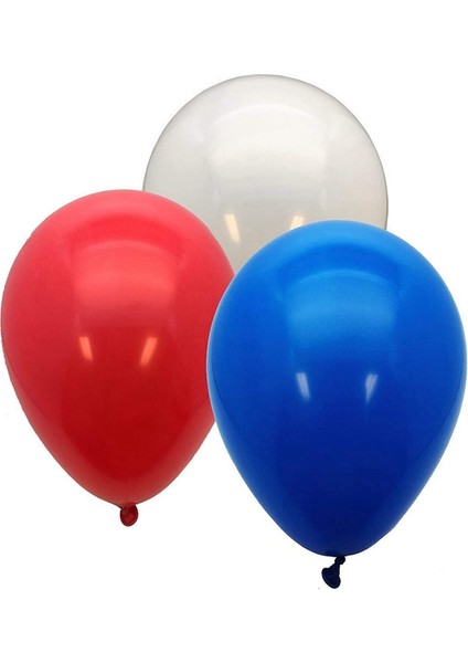 180 Paket Kırmızı Beyaz ve Mavi Balonlar 12 Inç Lateks Parti Balonları Tüm Durumlar Için Mükemmel Parti Doğum Günü Dekorasyonu (Yurt Dışından)