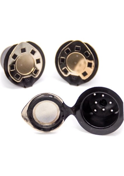 Yeniden Kullanılabilir Nespresso Kahve Kapsülleri Filtreli Fincan Nescafe Için Doldurulabilir Kahve Filtresi Sepeti Kapağı Mutfak Aksesuarları-Altın (Yurt Dışından) fiyatları