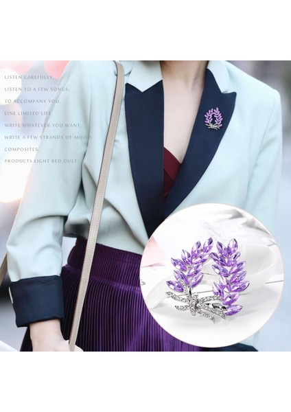 Yeni Moda Buğday Rhinestones Broş Aksesuarları Moda Bayanlar Takı Eşarp Toka Alaşım Rhinestones Broş (Yurt Dışından) indirimleri