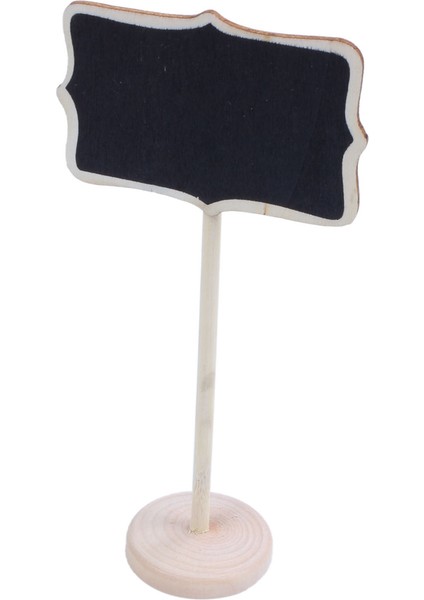 Mini Küçük Kara Tahta Kara Tahta Ahşap Mesaj Panosu Tutucu Parti Düğün Masa Numarası Için Standı Ile, 18 Set (Yurt Dışından)