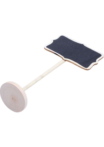 Mini Küçük Kara Tahta Kara Tahta Ahşap Mesaj Panosu Tutucu Parti Düğün Masa Numarası Için Standı Ile, 18 Set (Yurt Dışından)