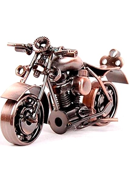 Metal Motosiklet Dekor Heykelcik Demir Motosiklet Heykel Masa Dekoru Sanat Hediye Ev Dekor Bronz (Yurt Dışından)