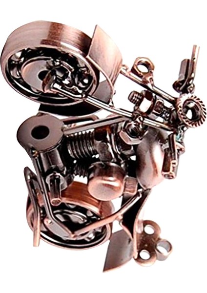 Metal Motosiklet Dekor Heykelcik Demir Motosiklet Heykel Masa Dekoru Sanat Hediye Ev Dekor Bronz (Yurt Dışından) fiyatları