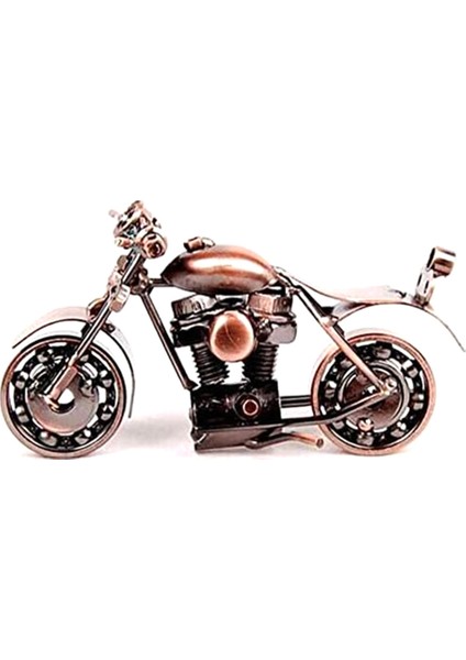 Metal Motosiklet Dekor Heykelcik Demir Motosiklet Heykel Masa Dekoru Sanat Hediye Ev Dekor Bronz (Yurt Dışından) fırsatları