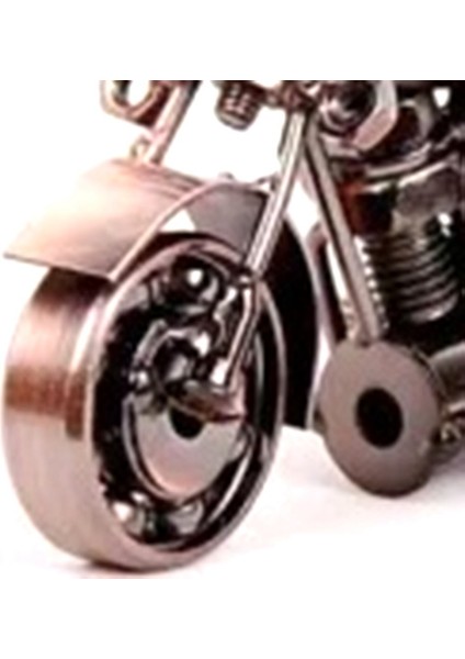 Metal Motosiklet Dekor Heykelcik Demir Motosiklet Heykel Masa Dekoru Sanat Hediye Ev Dekor Bronz (Yurt Dışından) indirimleri