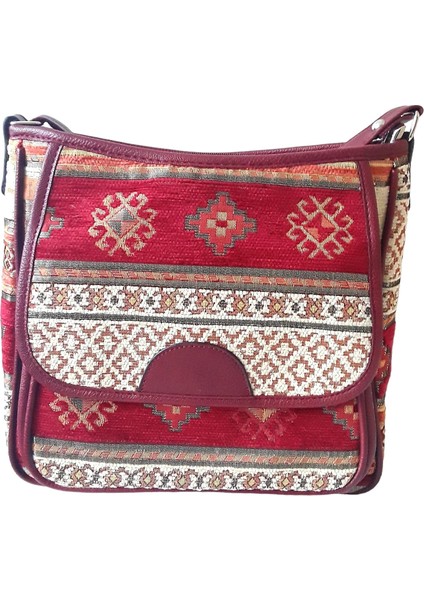 Otantik ve Kilim Desenli Goblen Omuz Çantası fiyatları