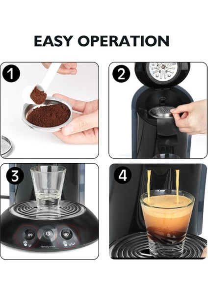 Paslanmaz Çelik Kahve Kapsül Kapağı Için Uygun Kahve Filtresi Aracı Sert Kapsül Dolum Filtreli Fincan Kapağı (Yurt Dışından) fırsatları