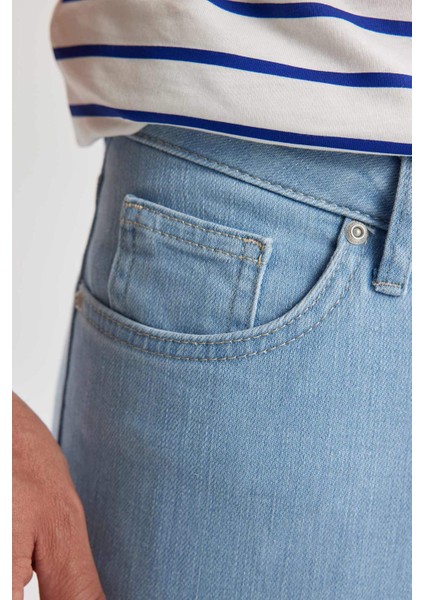 Super Skinny Fit En Dar Kalıp Normal Bel Ekstra Dar Paça Jean Pantolon A5436Ax23Sm
