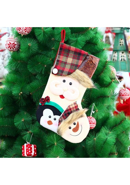 Yılbaşı Ağacı Süsleri Yılbaşı Ağacı Süsleri Noel Çorabı Kolye Noel Çantaları Tatil Dekoru A (Yurt Dışından)