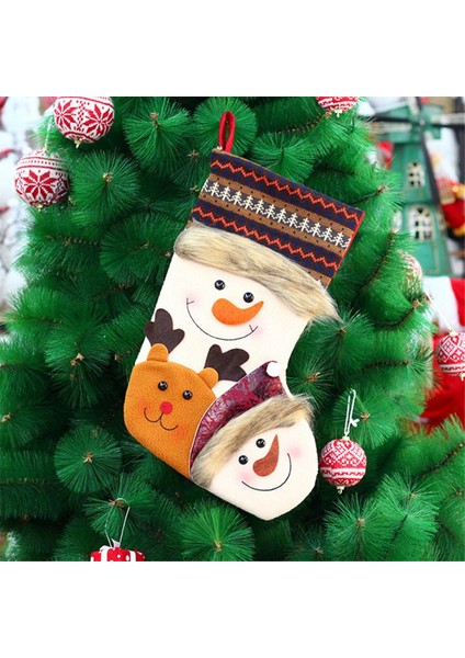 Yılbaşı Ağacı Süsleri Yılbaşı Ağacı Süsleri Noel Çorabı Kolye Noel Çantaları Tatil Dekoru A (Yurt Dışından)