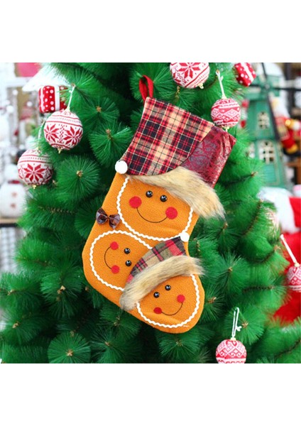 Yılbaşı Ağacı Süsleri Yılbaşı Ağacı Süsleri Noel Çorabı Kolye Noel Çantaları Tatil Dekoru A (Yurt Dışından)