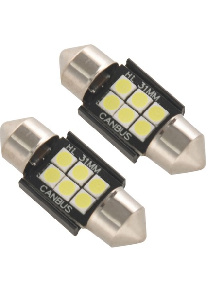 4x Son Derece Parlak 400 Lümen 3020 Yonga Seti Canbus Hata Ücretsiz Araba 31MM Festoon DE3175 6428 Beyaz Için LED Ampuller (Yurt Dışından)