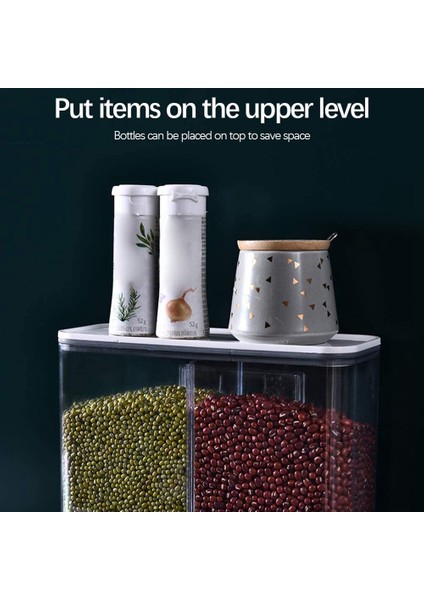 Duvara Monte Kuru Gıda Dispenseri, Tahıl Dispenseri,saklama Tahıl Kabı, Tahıl,pirinç Mutfak Saklama Kapları C (Yurt Dışından) indirimleri