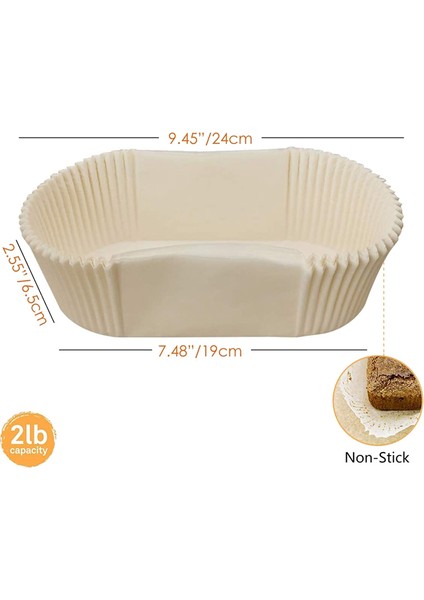 120 Paket Yağlı Somun Teneke Gömlekleri Düz Kenar Pişirme Parşömen Kağıdı Yapışmaz Kek Tavaları Kek Teneke Astar (Yurt Dışından)