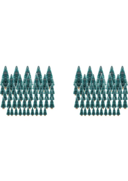 100 Adet Minyatür Yapay Noel Ağacı Küçük Kar Don Ağaçları Çam Ağaçları Noel Dıy Parti Dekorasyon El Sanatları (Yurt Dışından)