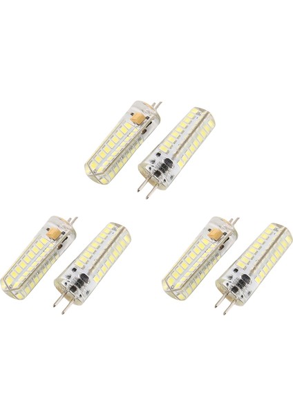 6x 6.5W Gy6.35 LED Ampuller 72 2835 Smd LED 320LM 50W Halojen Lambalar Eşdeğer Kısılabilir Saf Beyaz 6000K Silikon Mısır Ampul (Yurt Dışından) fiyatları
